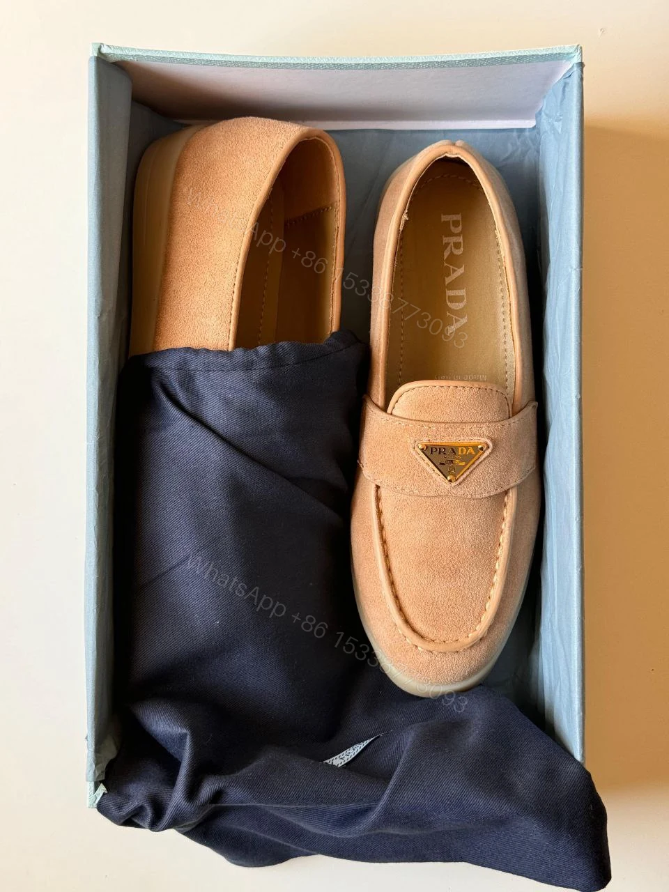 View 4 of suede loafers
