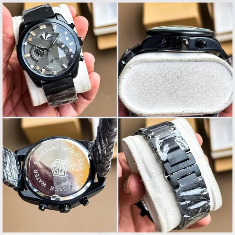 View 2 of Tag Heuer Carerra Caliber 1887 Black Dial Quartz 43mm