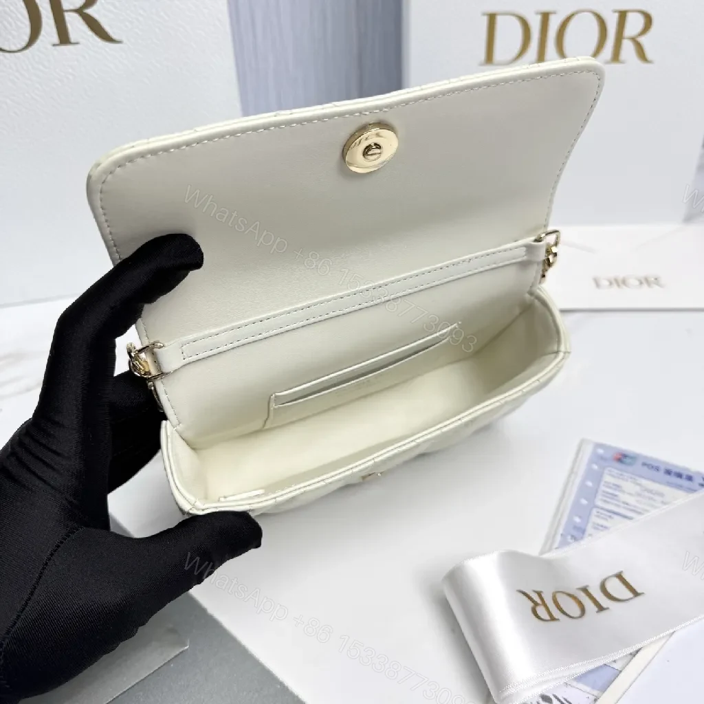 View 7 of Chic Quilted Mini Bag with Gold Chain Shine
