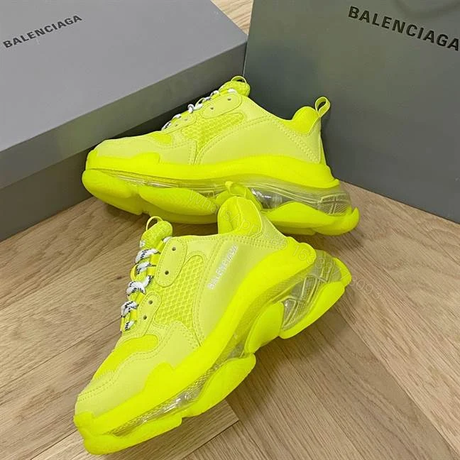 View 9 of BALENCIAGA MEN’S TRIPLE S SNEAKER CLEAR SOLE – BB185