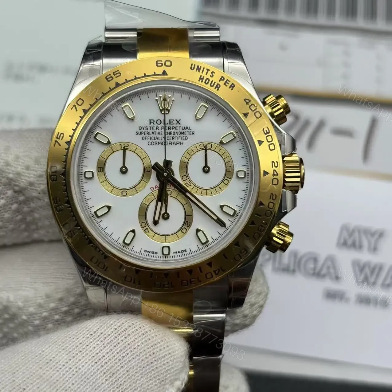 View 4 of Rolex Daytona Two Tone Replica 116523