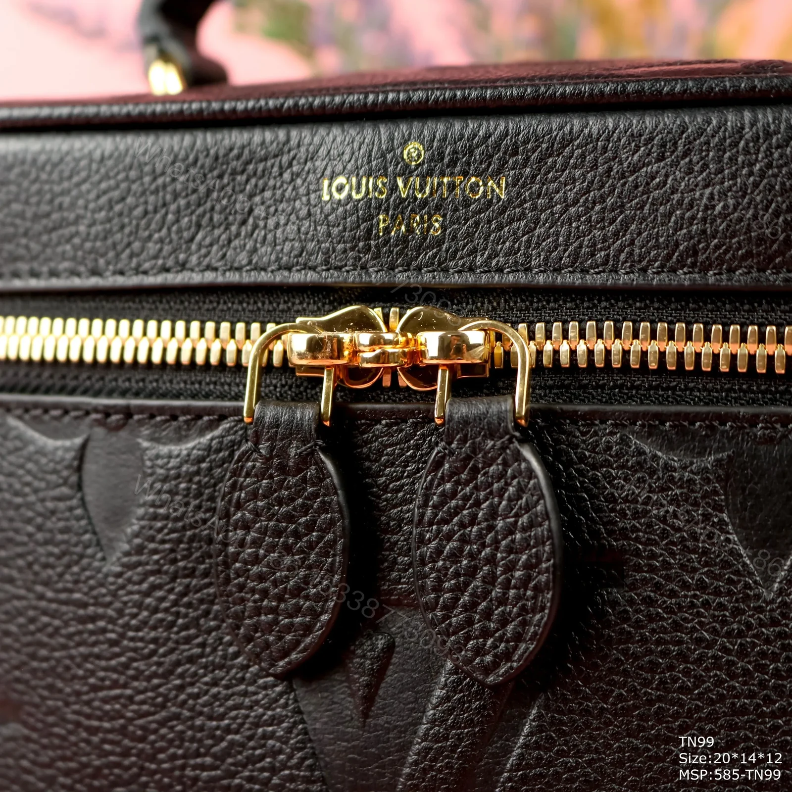 View 2 of Louis Vuitton LV Clutch Black Box Handbag Replica 11 19x13x10cm
