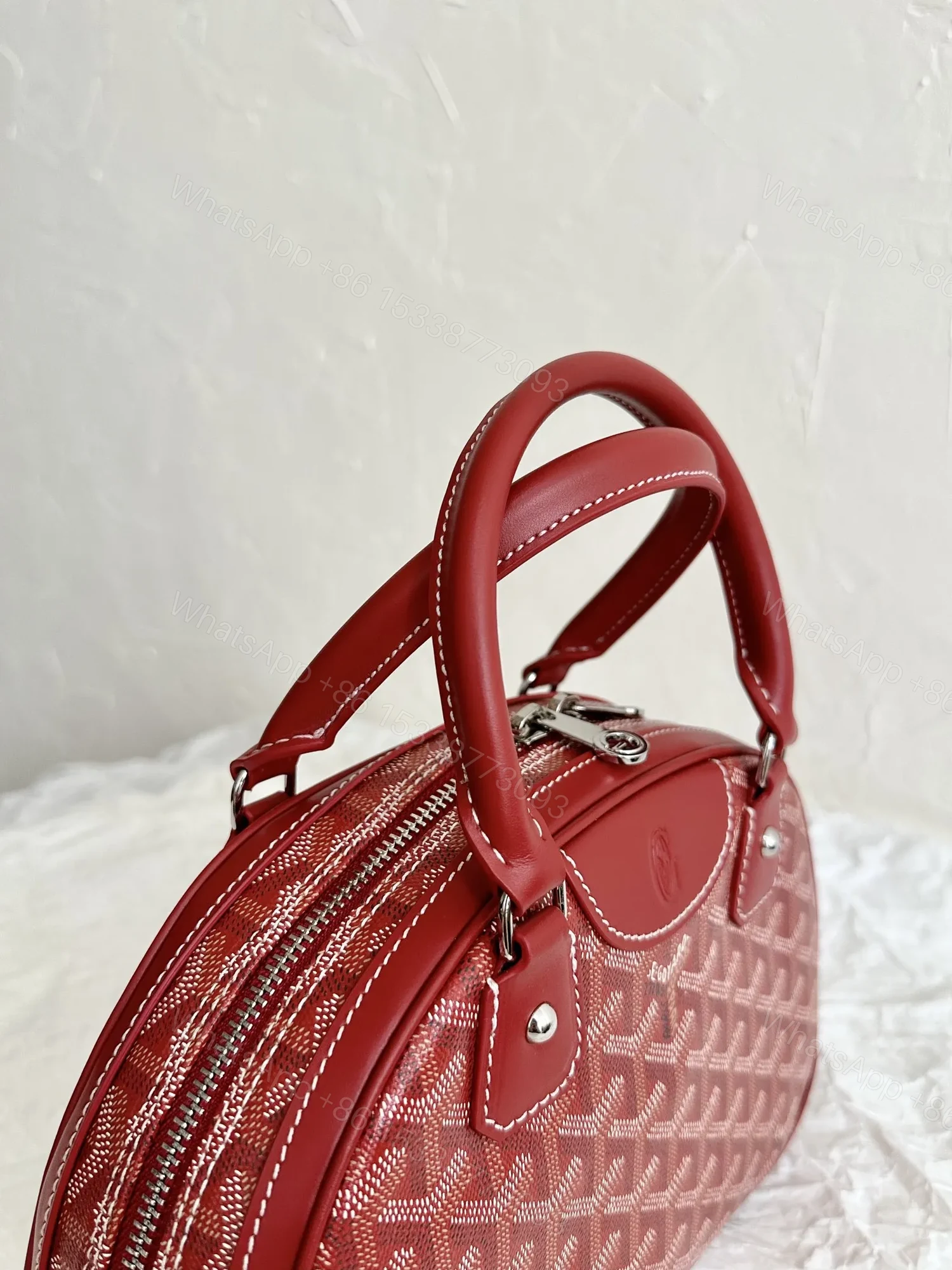 View 6 of Goyard Saint Jeanne Bag Coated Canvas PM Red 9496843