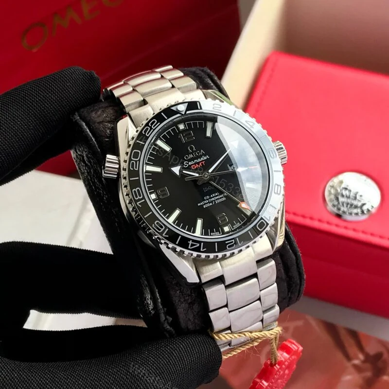 View 2 of Omega Planet Ocean GMT Black 43.5mm Automatic