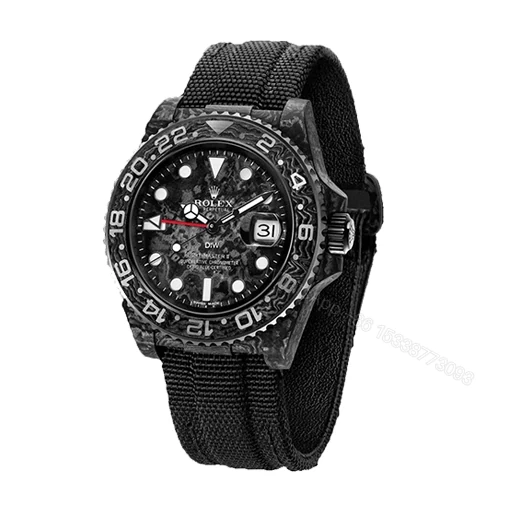 View 2 of Rolex GMT-Master II DiW NTPT Carbon Super Clone : 40mm Forged Carbon