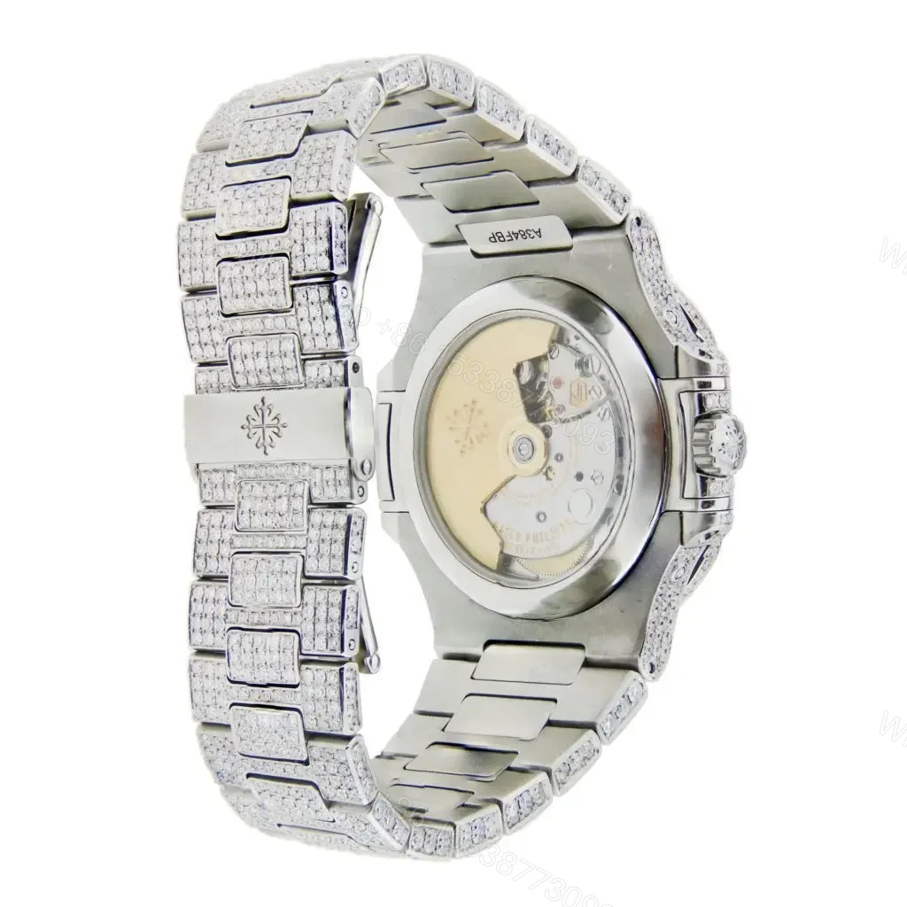 View 2 of Replica Patek PHILIPPE NAUTILUS 5719/1G DIAMOND WATCH