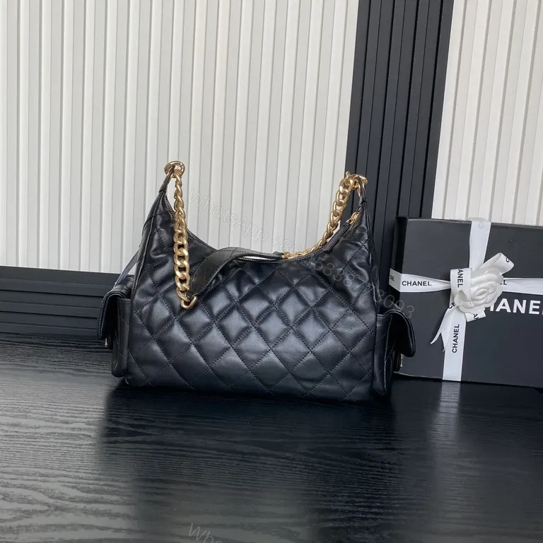 View 7 of Chic Quilted Crossbody: Gold Chain Luxe Everyday Carry