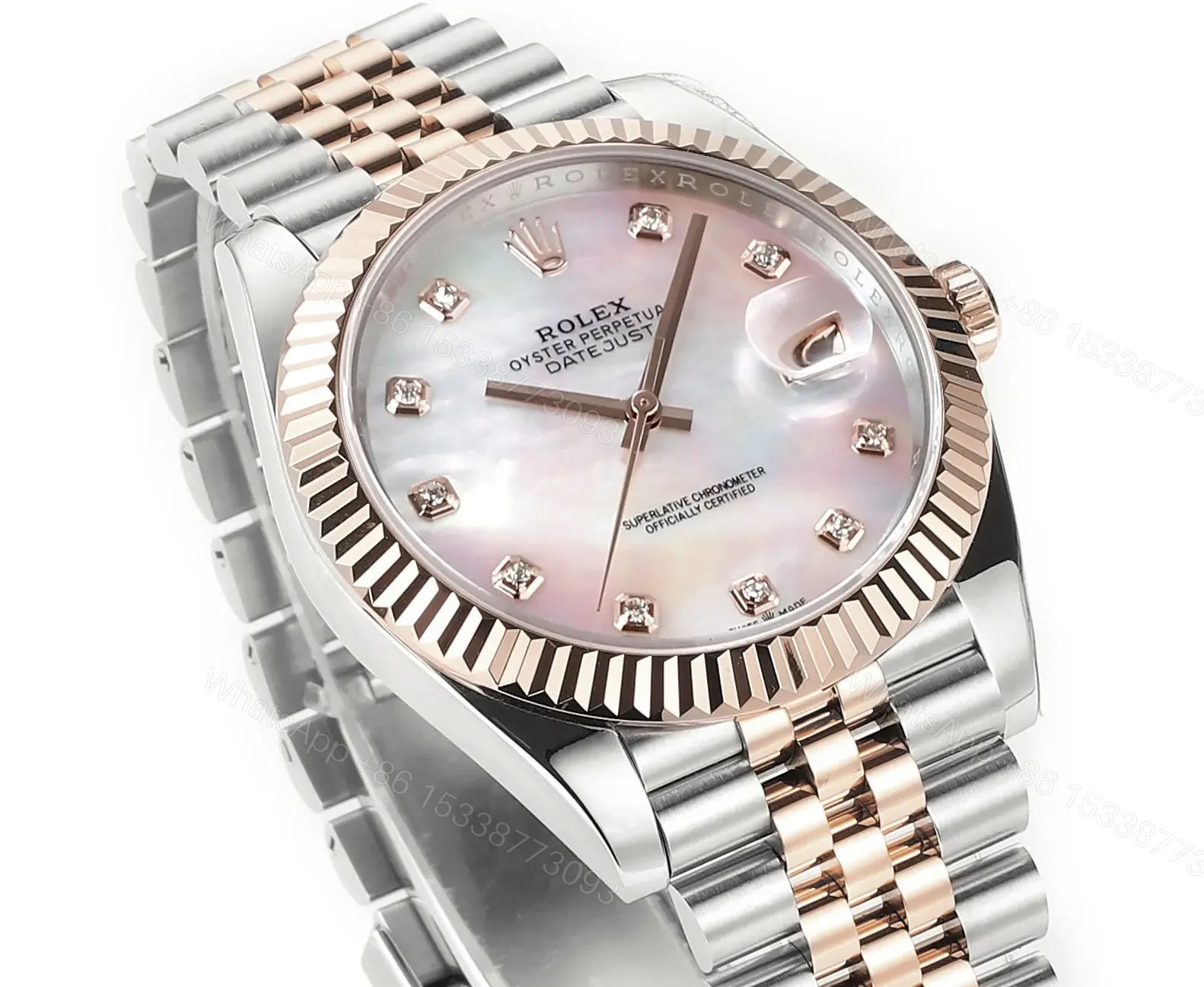 View 3 of BT Factory Clean Factory DDF Classic Rose Gold Datejust Watch