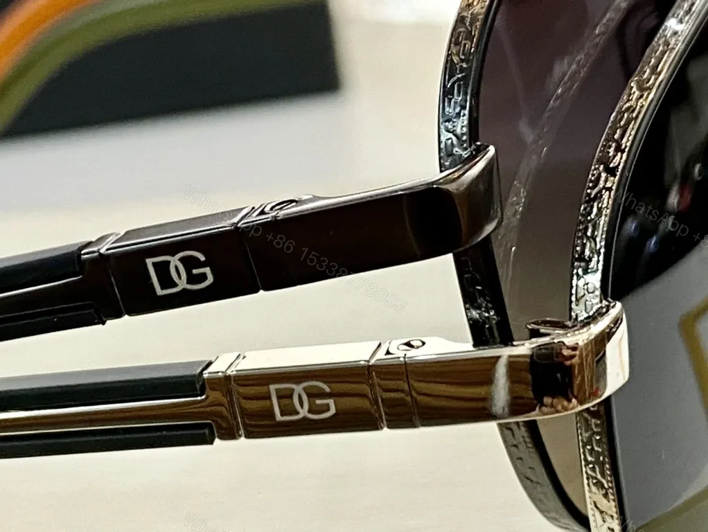 View 4 of Dolce & Gabbana Aviator Sunglasses â€“ UV400, Metal Frame, 6 Lenses