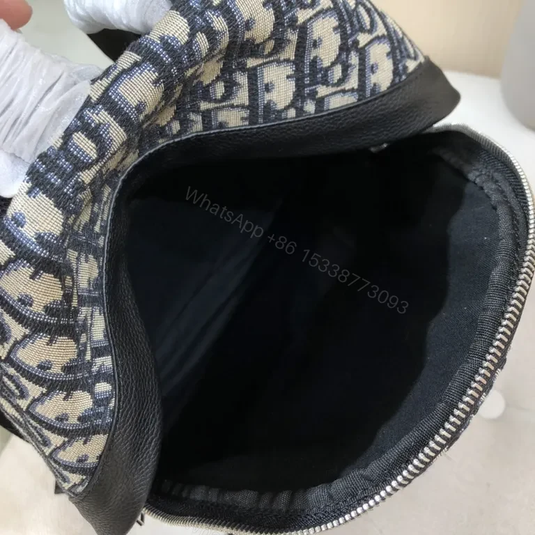 View 2 of Compact Monogram Backpack â€“ Designer-Inspired, Structured, Everyday Luxury