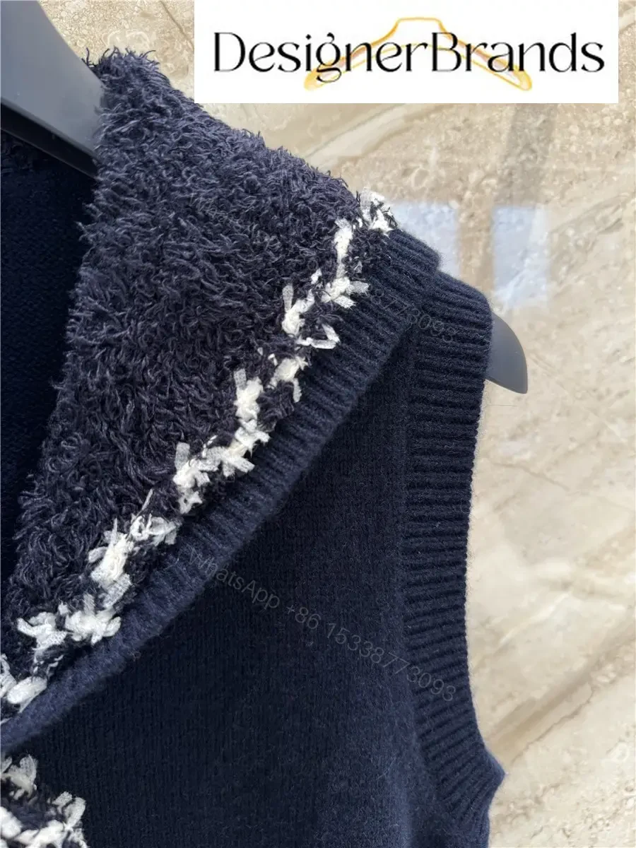 View 10 of Louis Vuitton Sailor-Collar Knitted Dress