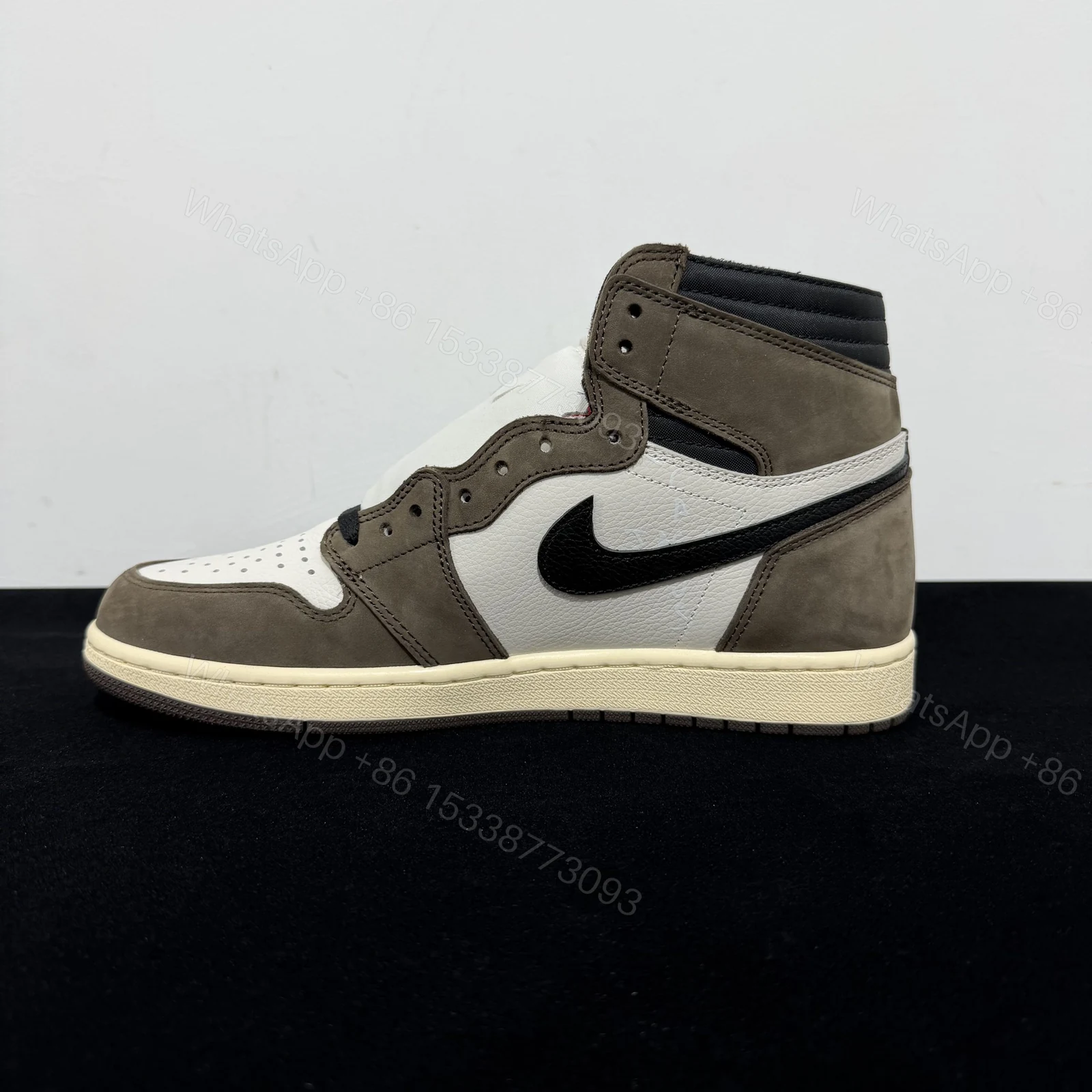View 2 of Travis Scott × Air Jordan 1 High OG ‘Mocha’ Reps