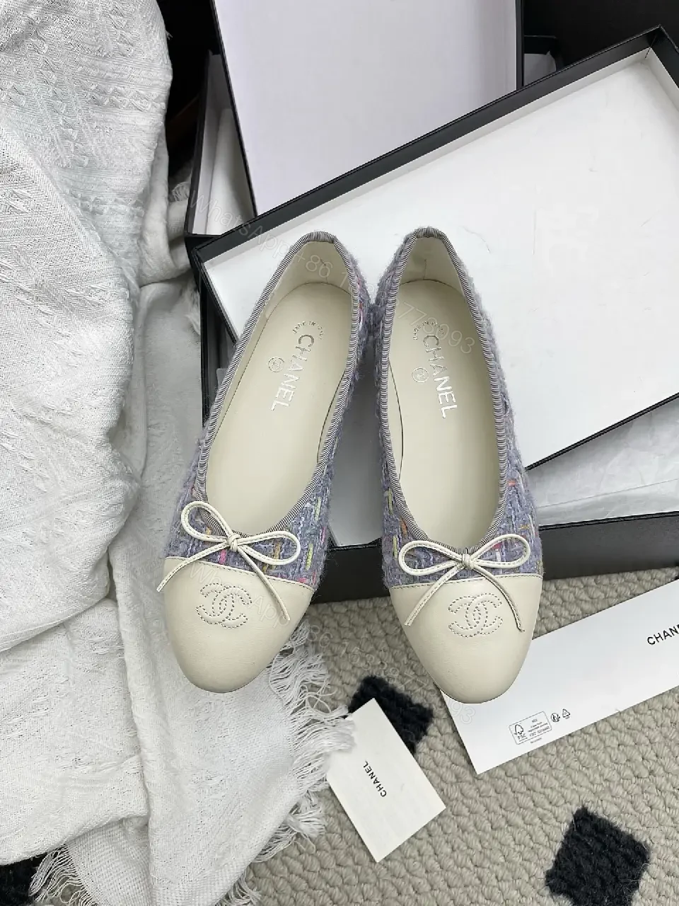 View 6 of Textured Tweed Slingback Pumps: Elegant All-Day Comfort