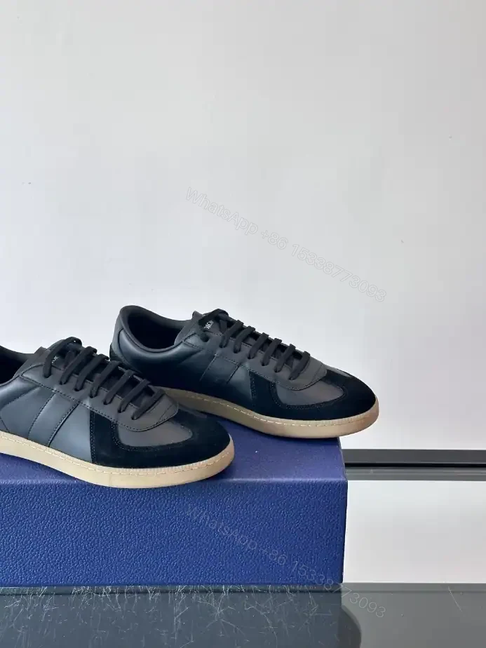 View 4 of DIOR B01 MATCHPOINT SNEAKER BLACK SMOOTH CALFSKIN AND BLACK SUEDE – CD241