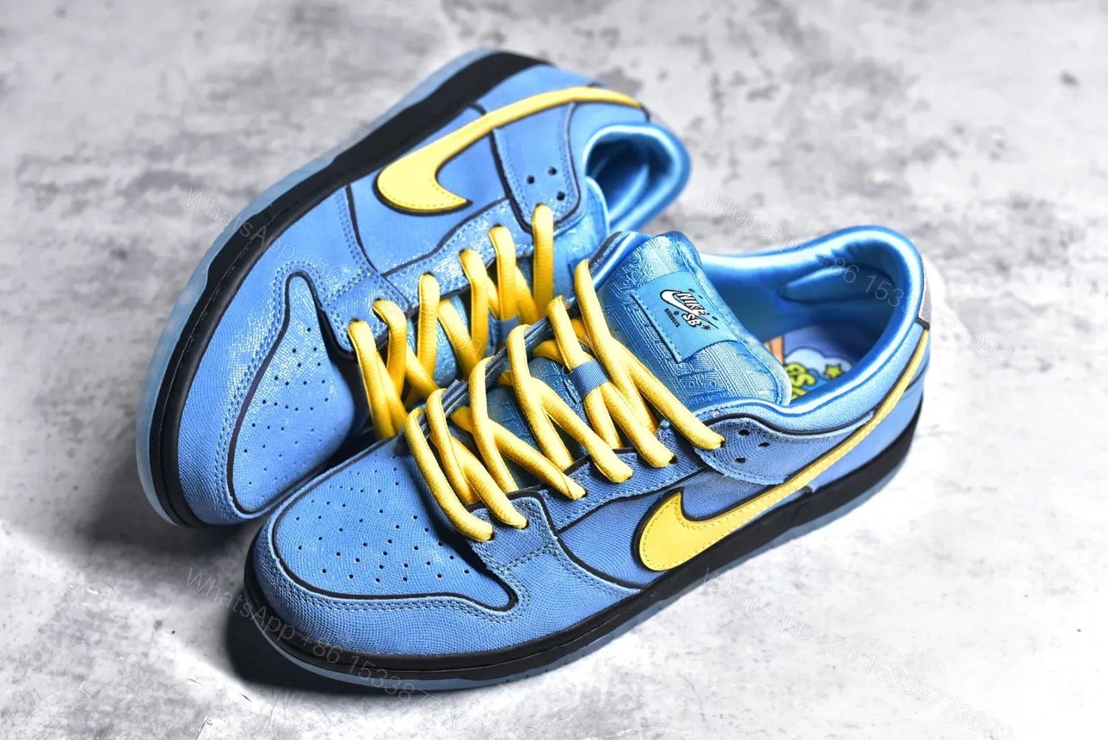 View 5 of Nike SB Dunk Low x Powerpuff Girls Blue Reps