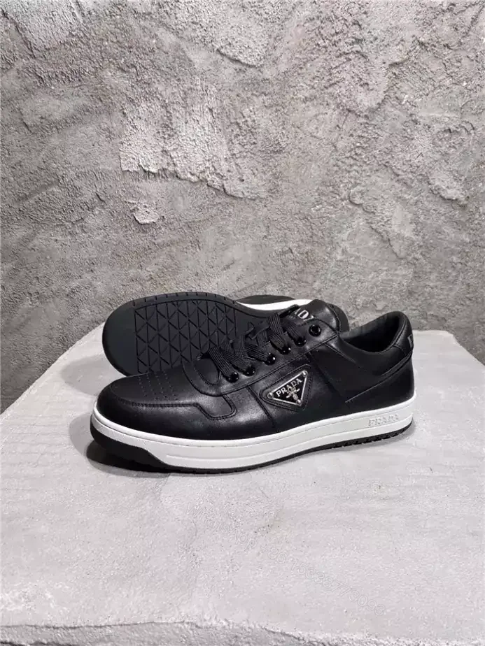 View 4 of PRADA DOWNTOWN LEATHER SNEAKERS – PRD037
