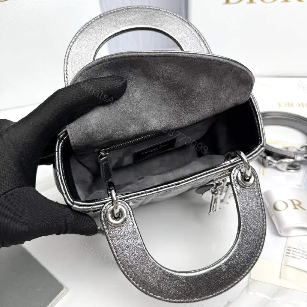 View 2 of Quilted Calfskin Mini Satchel: Luxe City Accessory