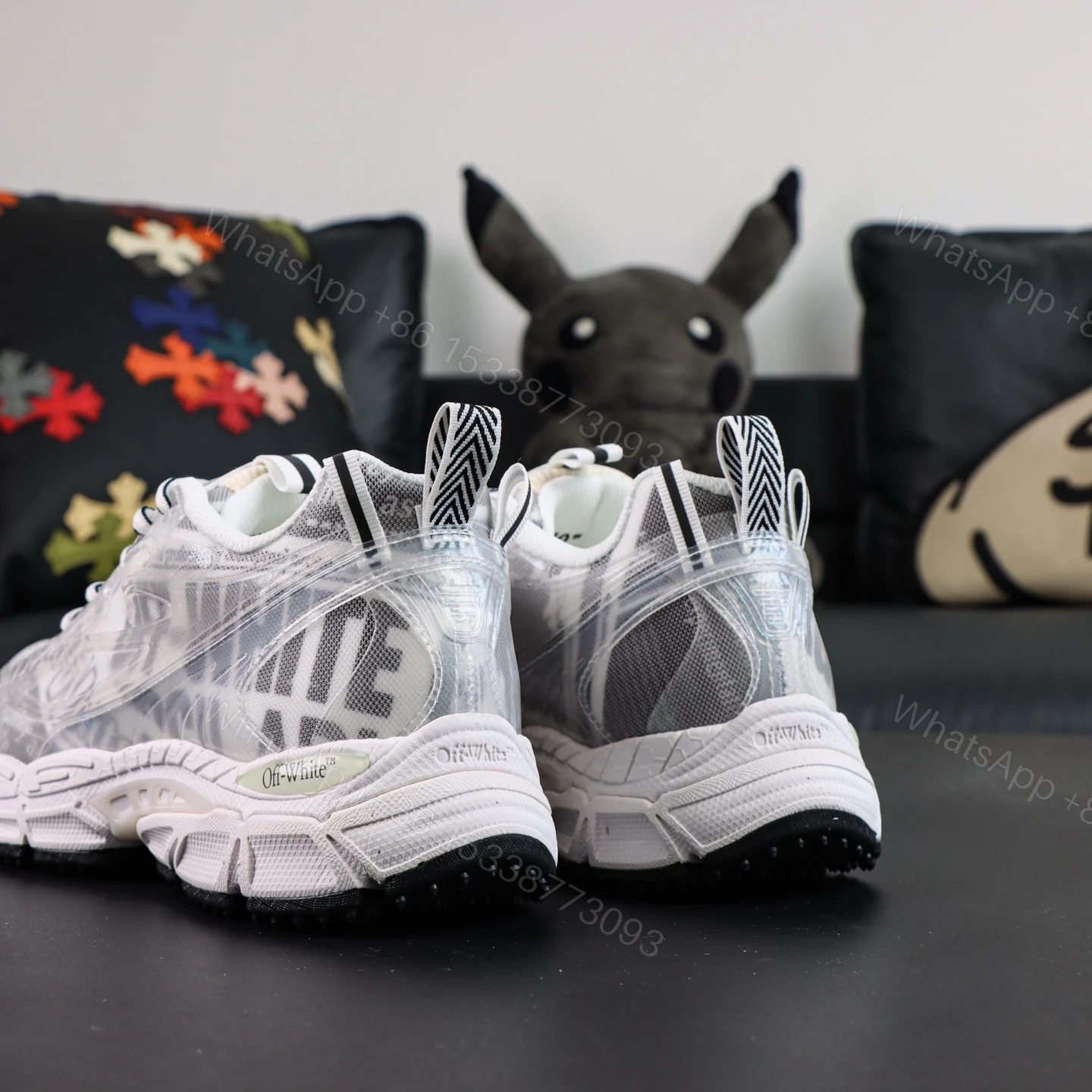 View 6 of Off White Be Right Back White Print