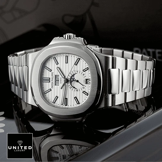 View 11 of Patek Philippe Nautilus White Dial Replica