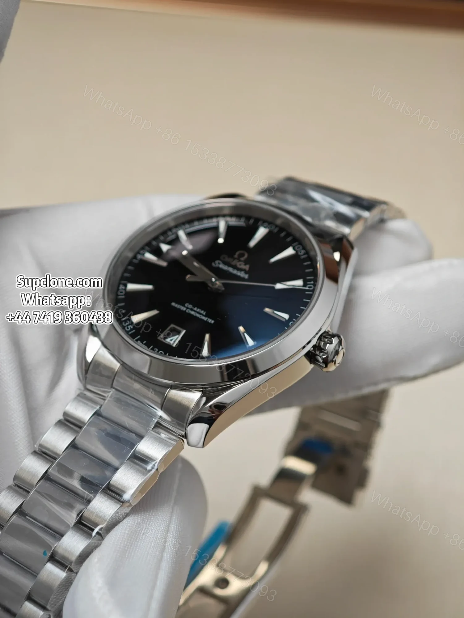 View 3 of Omega Aqua Terra 220.10.41.21.01.002 41mm Super Clone Black Dial Watch
