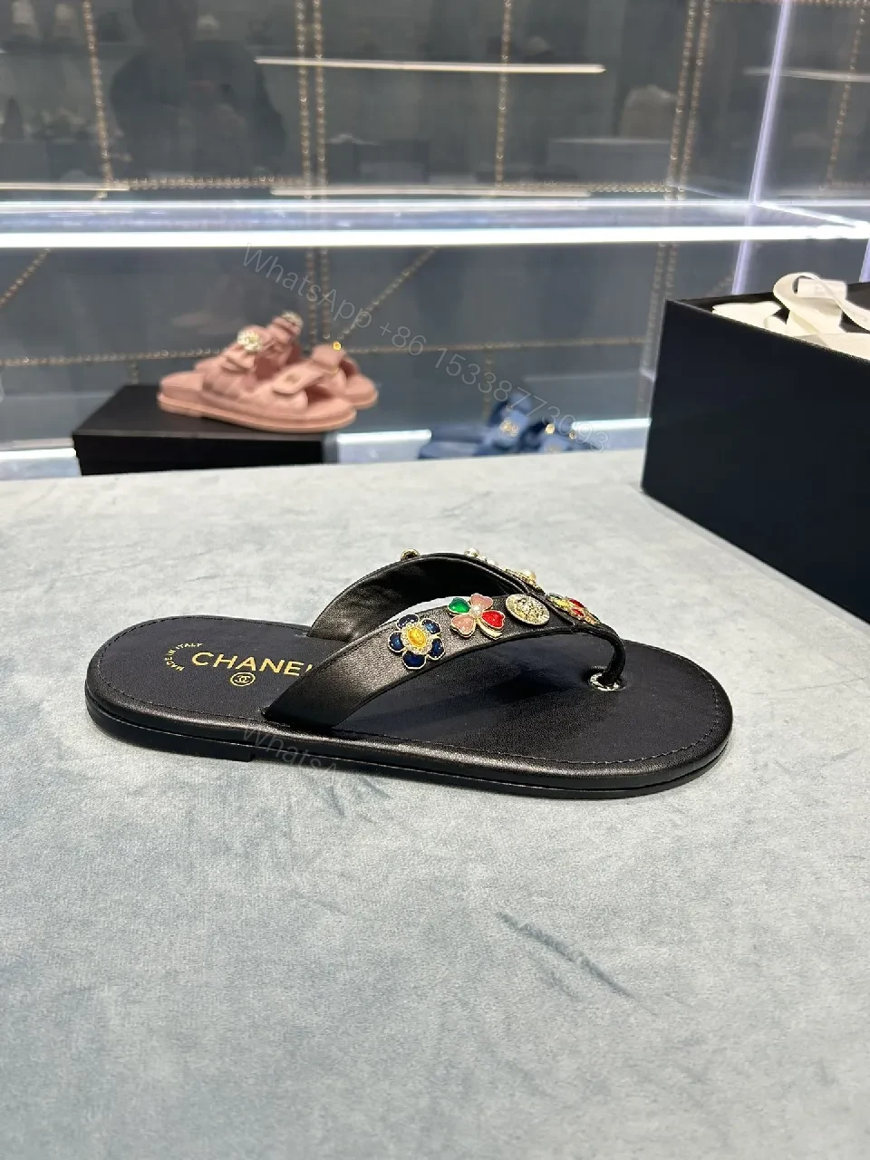 View 6 of Embellished Sandals: Luxe Casual Comfort Slides