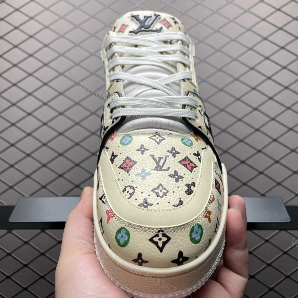 View 4 of 高仿LV*Trainer系列1ACXBG休閒鞋LOGO印花純原版本