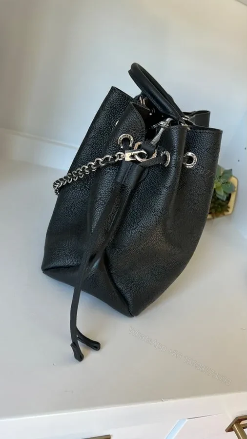 View 3 of Louis vuitton bella mahina tote black