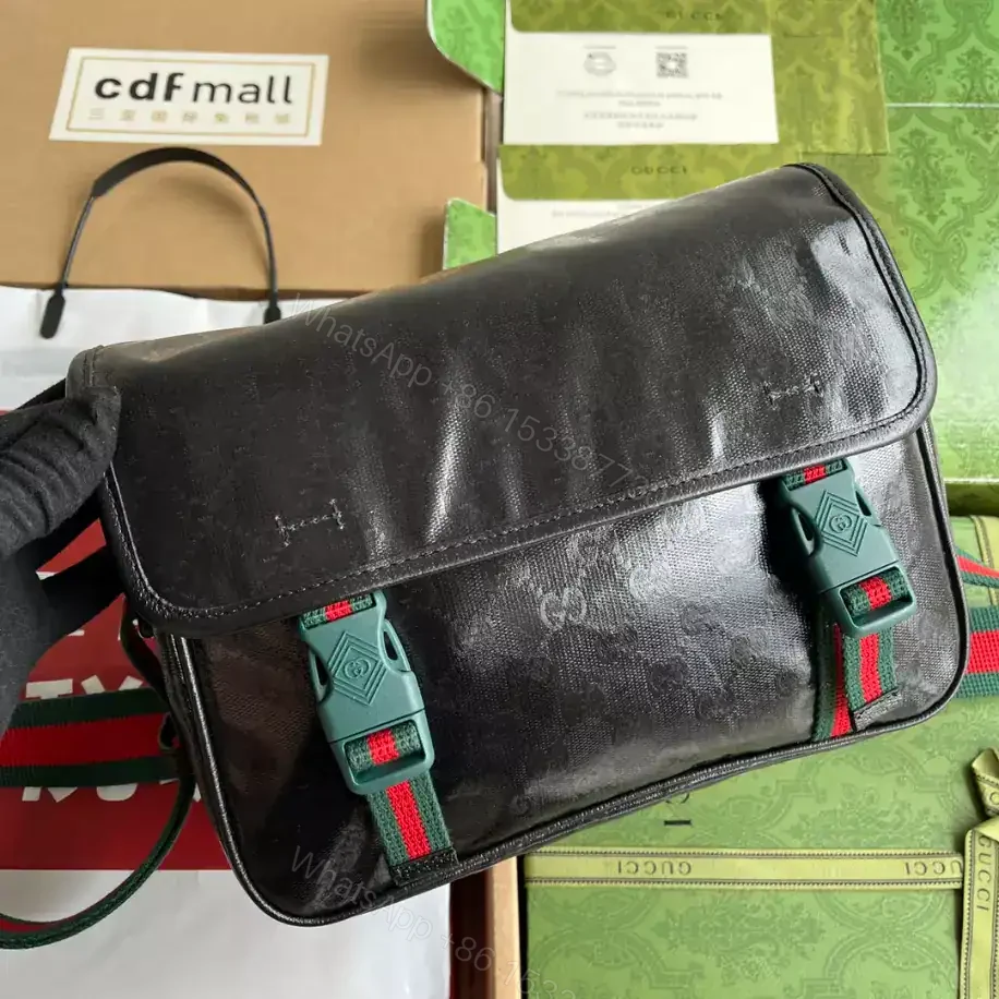 View 2 of GG CRYSTAL MESSENGER BAG – GBC055