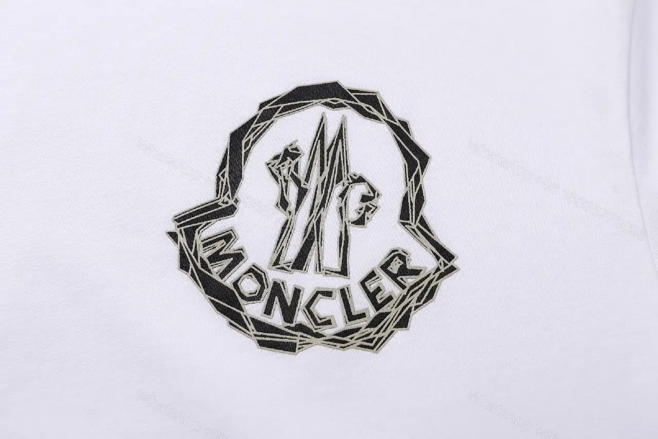 View 4 of White Cotton Tee Crest – Modern Luxe, Subtle Branding, Tee