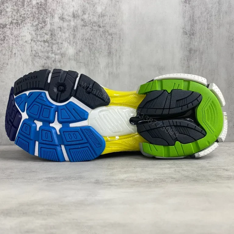 View 9 of Bold Balenciaga-Style Multicolor High-Tops: All-Day Comfort Sneakers