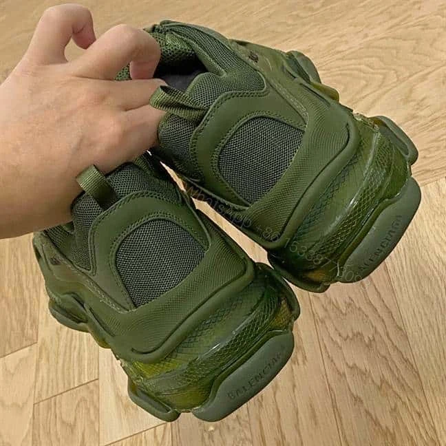 View 8 of BALENCIAGA MEN’S TRIPLE S SNEAKER CLEAR SOLE – BB188