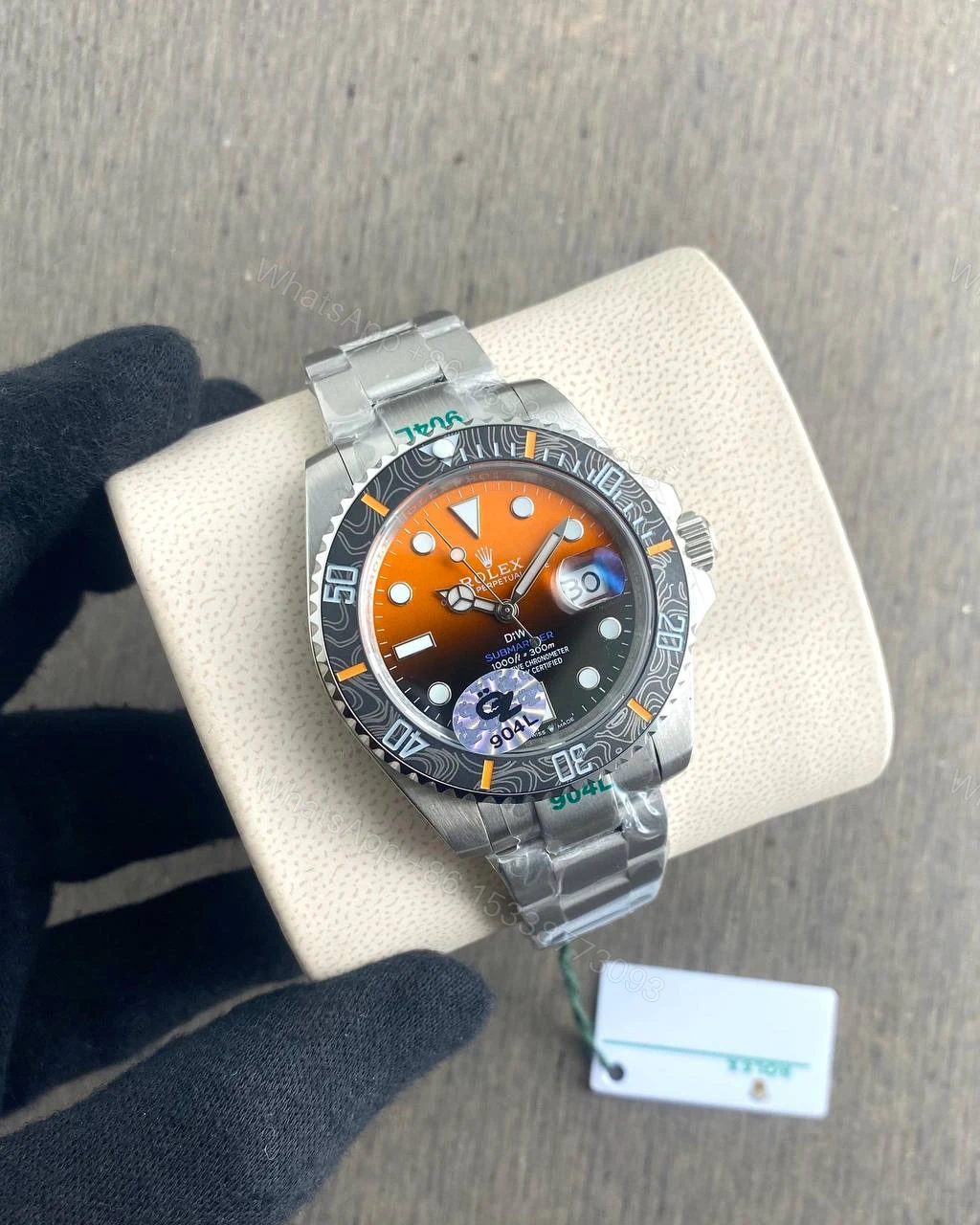 View 2 of Rolex Submariner Silver Orange Diw 41MM Automatic