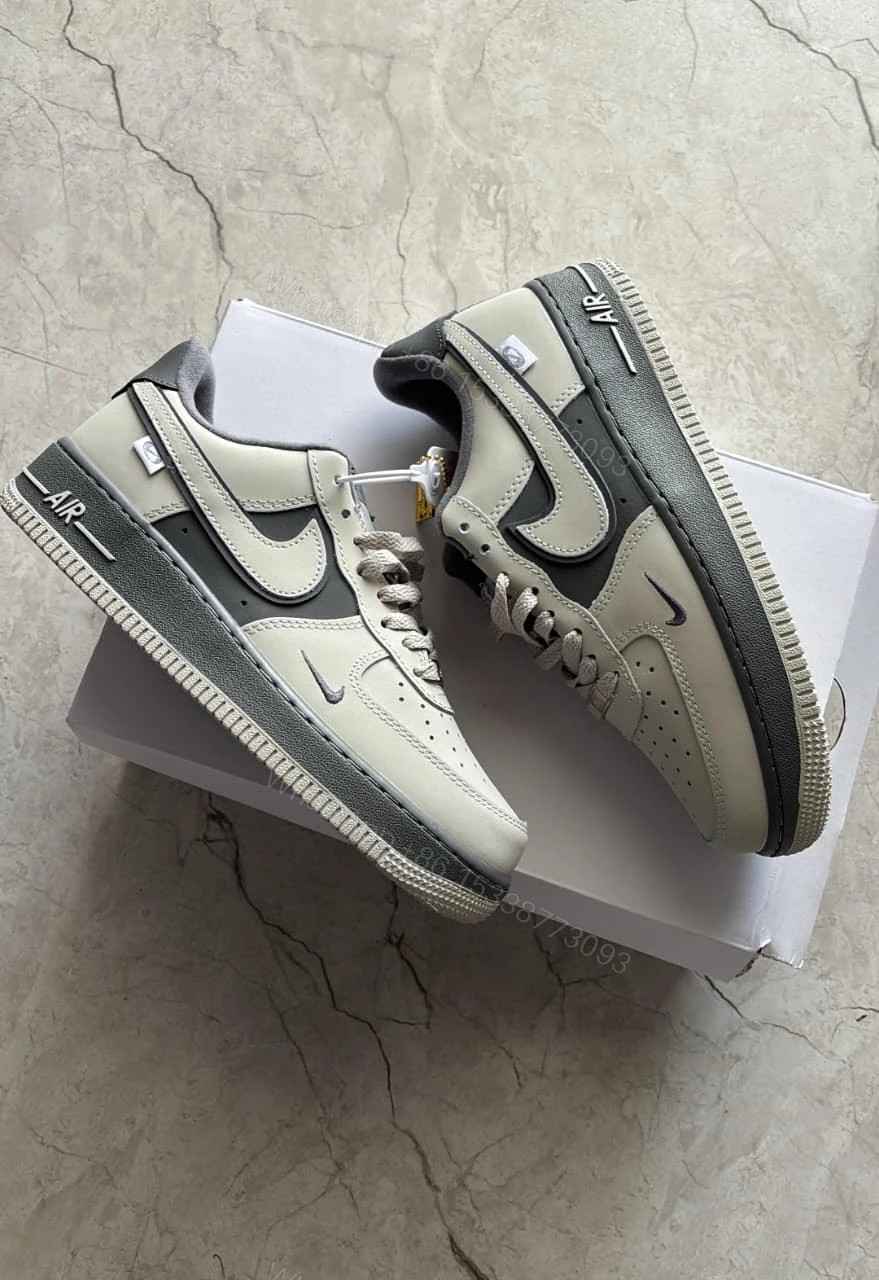 View 2 of First Copy Nike Air Force Grey Shoes