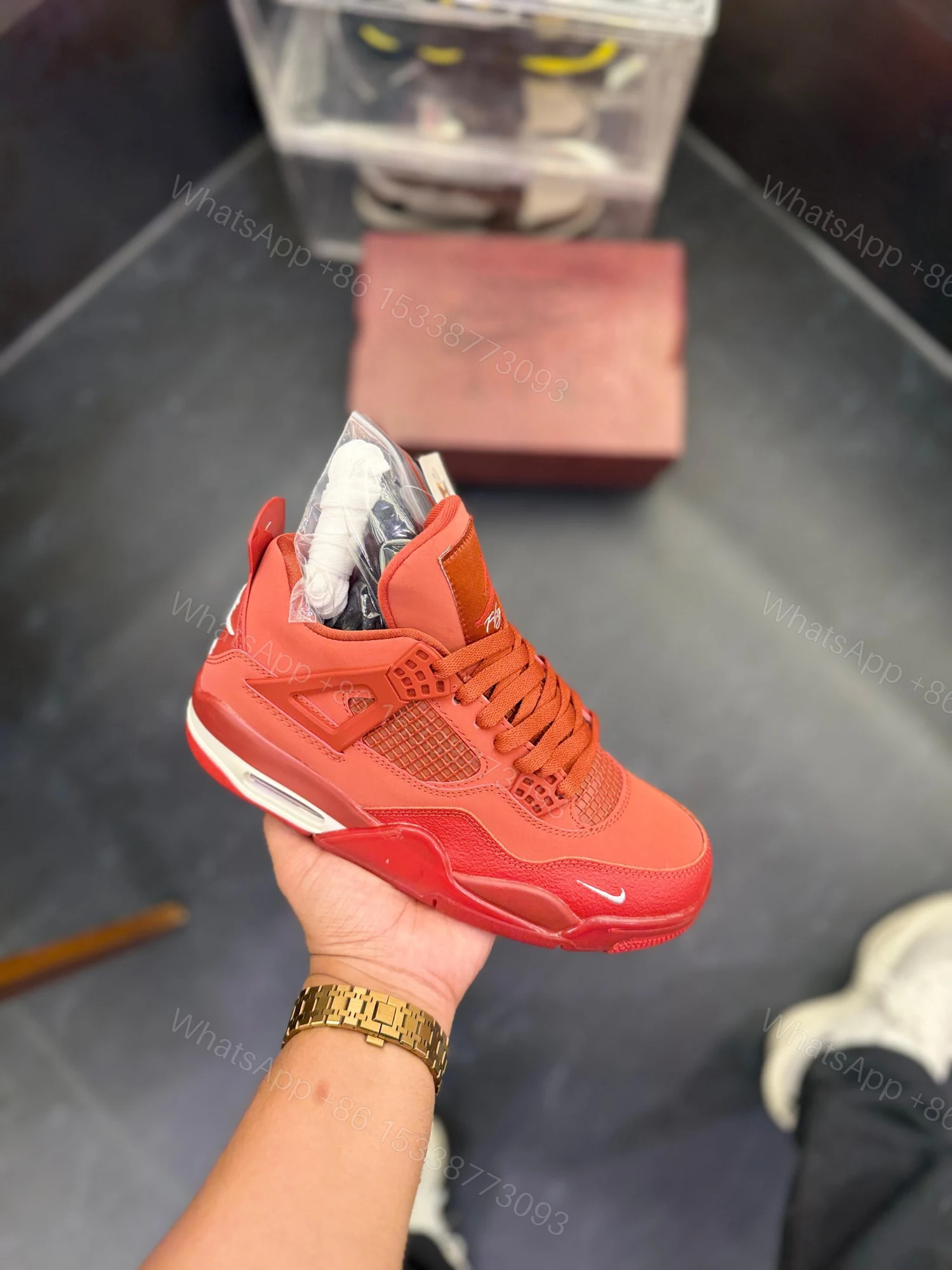 View 4 of FIRST COPY AIR JORDANS RETRO 4 NIGEL SYLVESTERFOR MEN