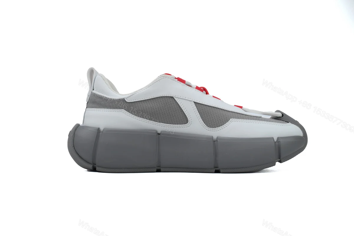 View 5 of Prada Sneakers Grey White