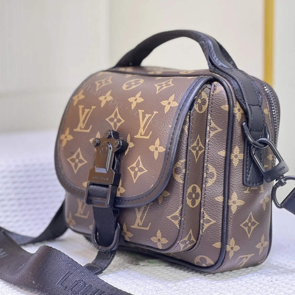 View 9 of LOUIS VUITTON QUEST MESSENGER BROWN 18CM M46973