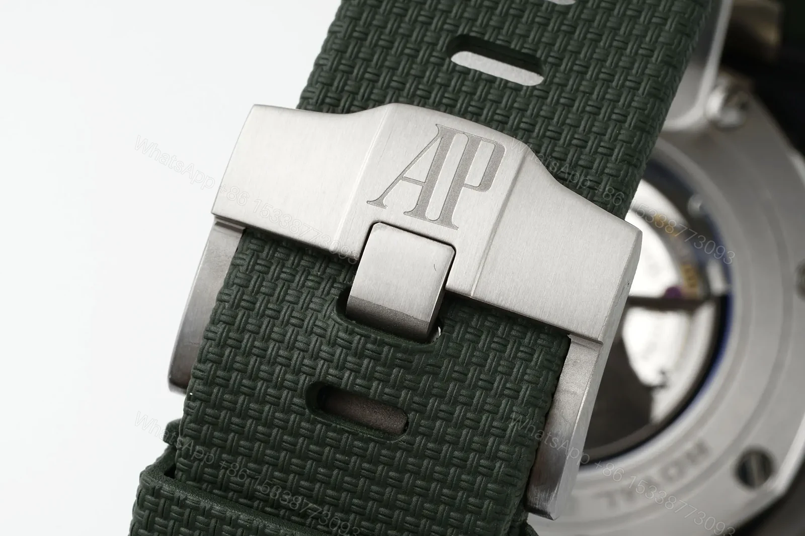 View 9 of BBR Factory Royal Oak Offshore 26400 Series Watch – Green Ceramic Edition with Custom Cal.3126 Movement