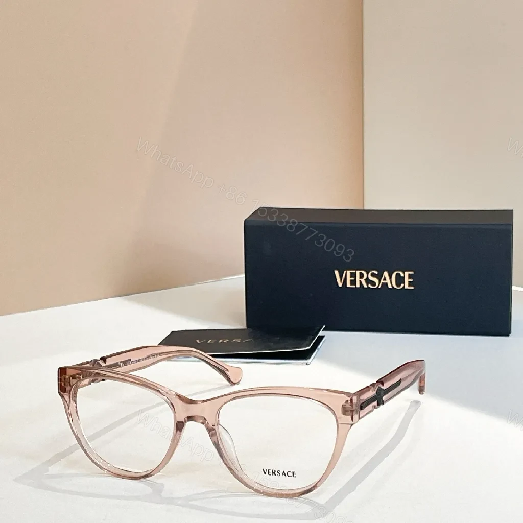 View 8 of Chic Black Acetate Round-Rectangle Eyewear with Gold Accents