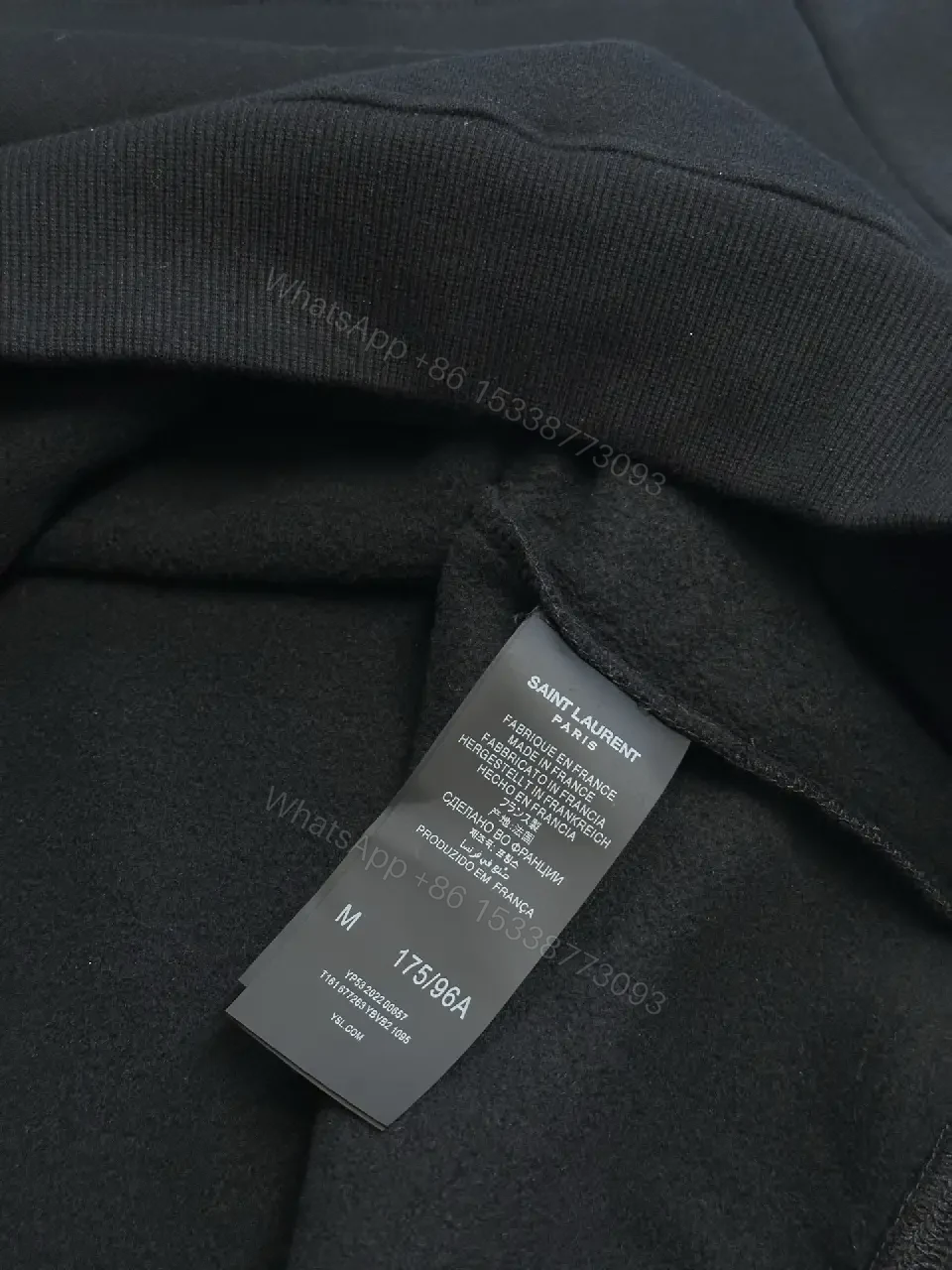 View 3 of Black Premium Hoodie: Luxe Logo, Cozy Fleece, Classic Pullover