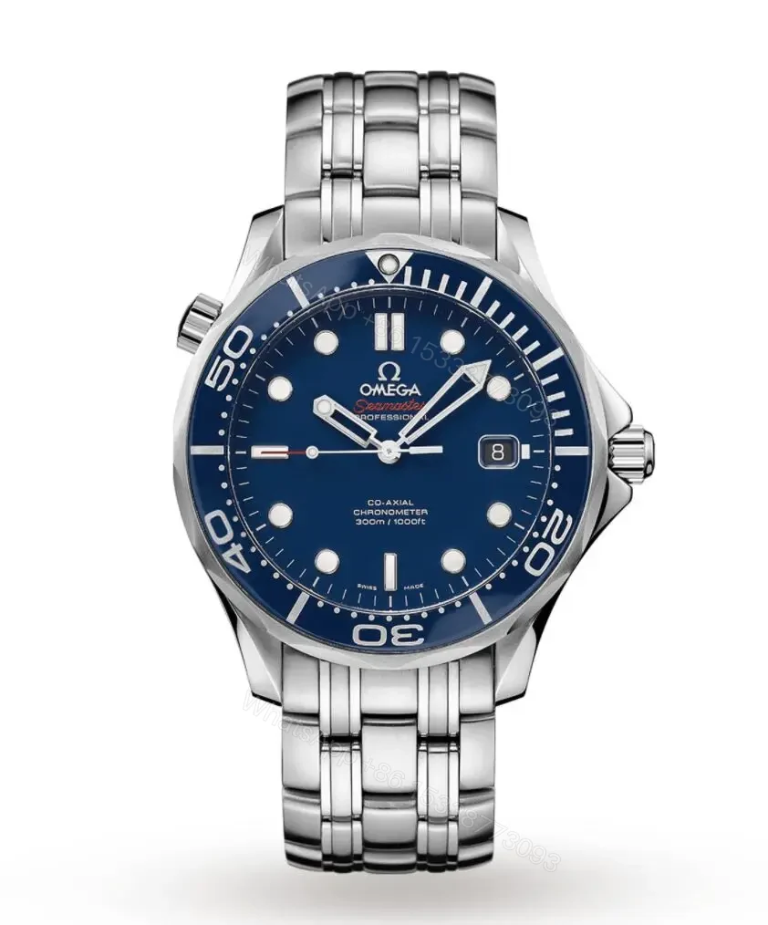 Omega Seamaster 300m Blue Dial Replica — view 1
