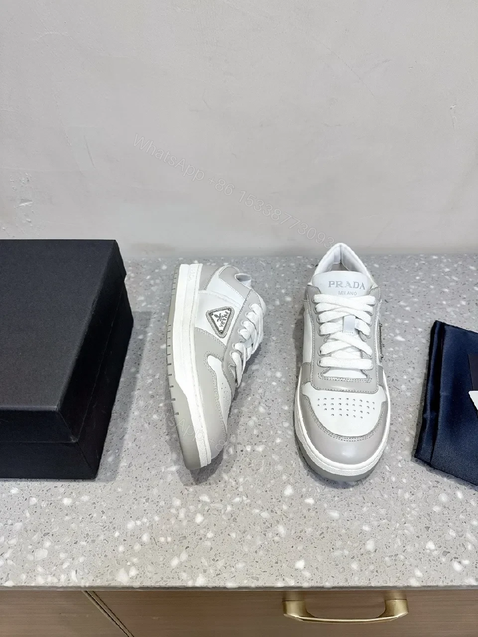 View 4 of Modern Structured Luxury Runner Sneakers