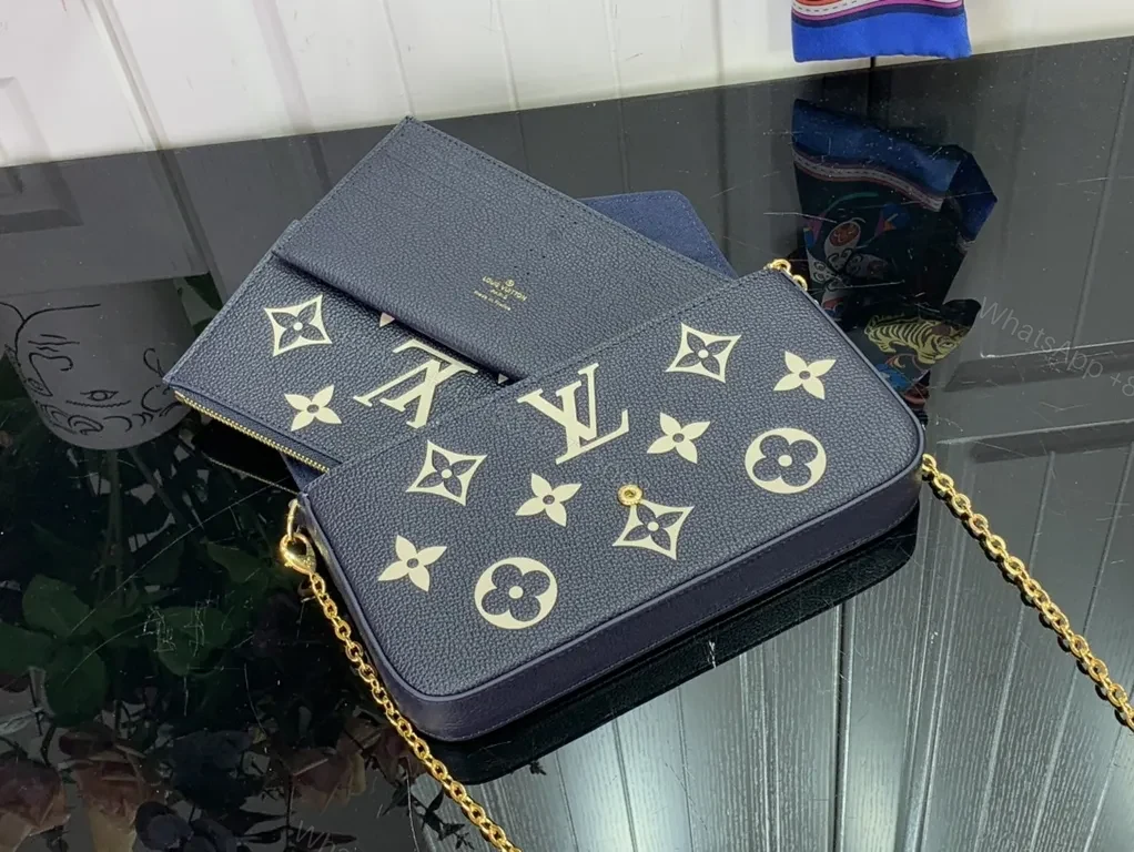 View 9 of Luxe Monogram Crossbody: Timeless LV-Inspired Elegance
