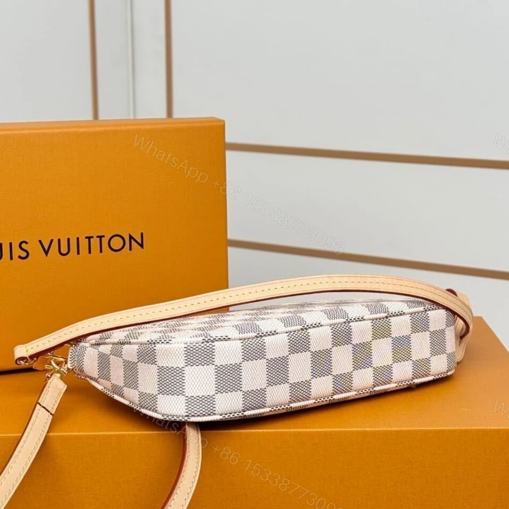 View 5 of Louis Vuitton Pochette Accessoires Damier Azur 23Cm N40915