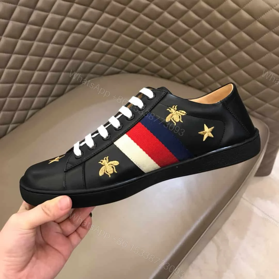 View 8 of GUCCI BLACK BEE STAR WEB RED WHITE BLUE – GC36