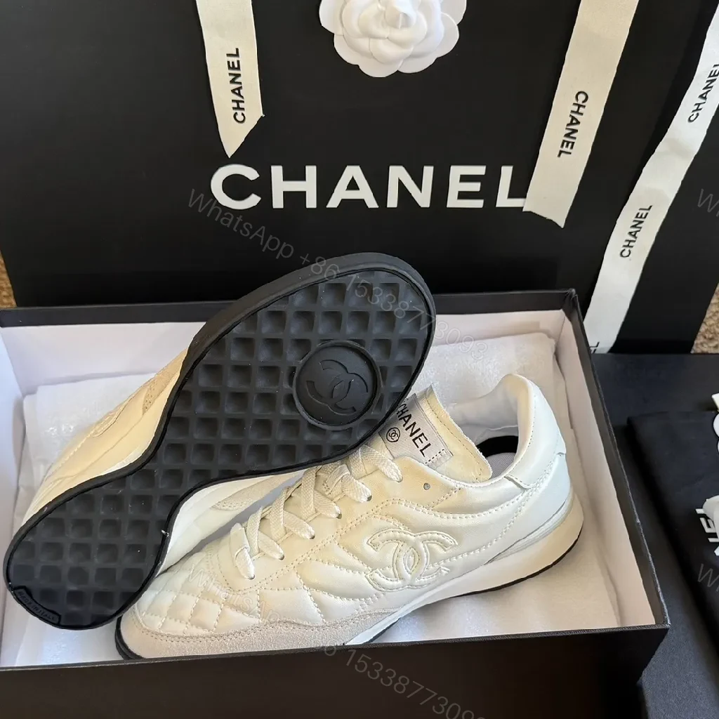View 8 of Quilted White Suede Sneaker — Luxe Everyday Comfort