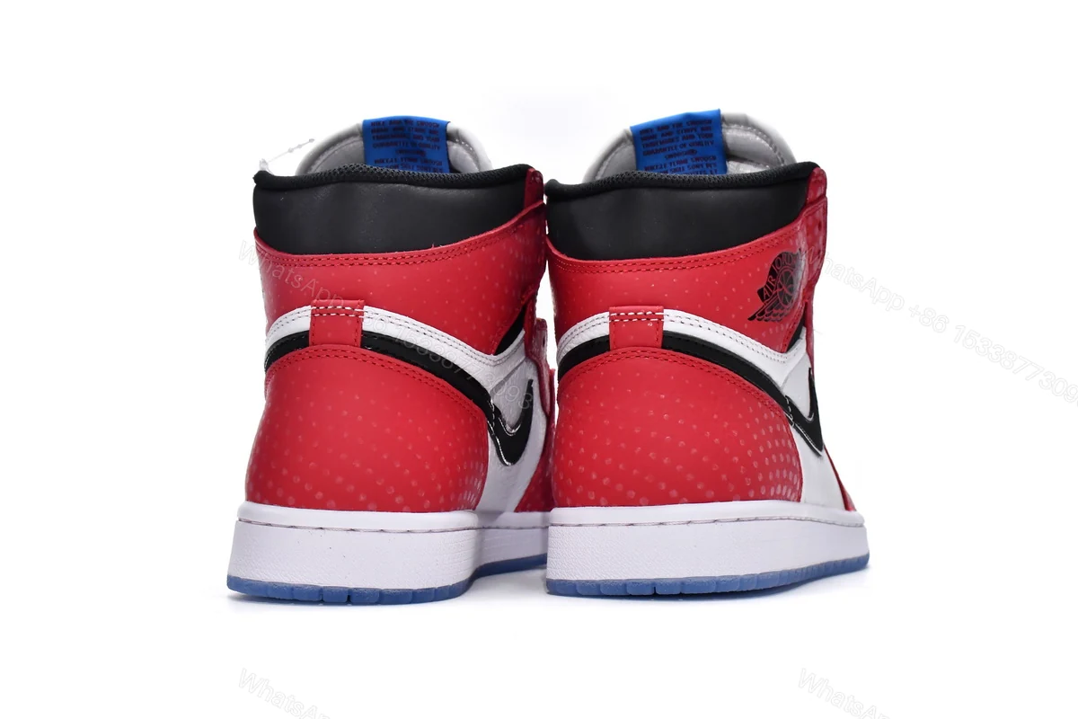 View 3 of Air Jordan 1 Retro High Spider-Man Origin Story 555088-602