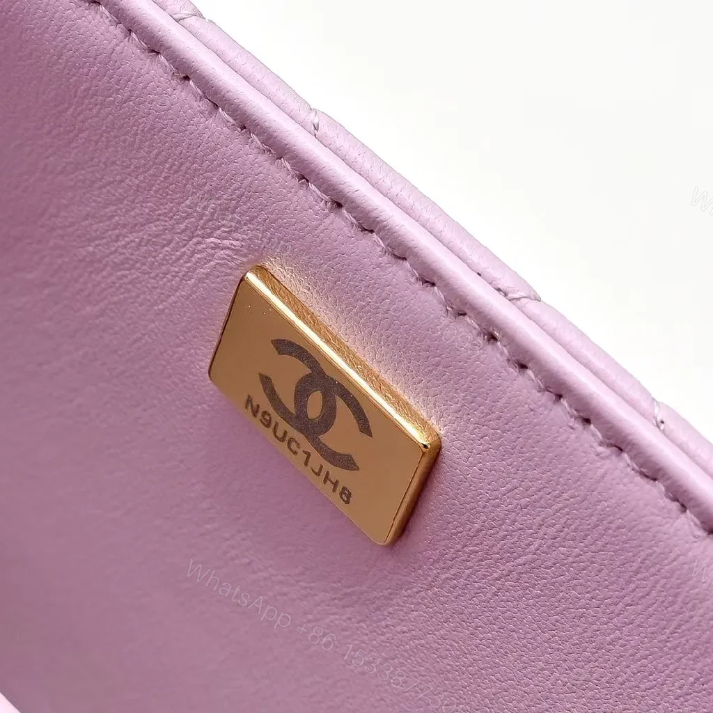 View 2 of Chic Quilted Carryall Bag: Soft Pink, Gold Chain, Luxe Carryall