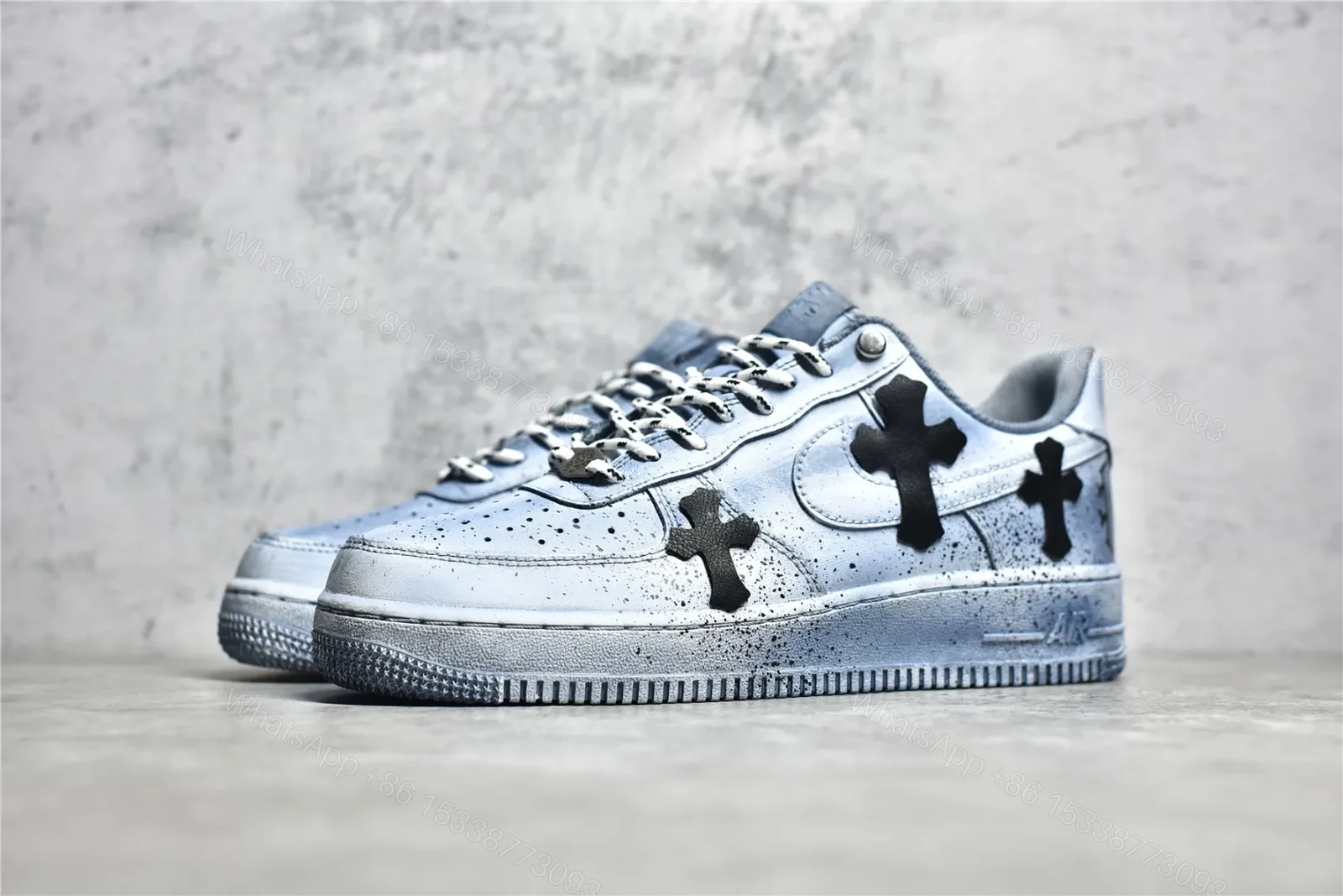 View 2 of Air Force x Chrome hearts Blue