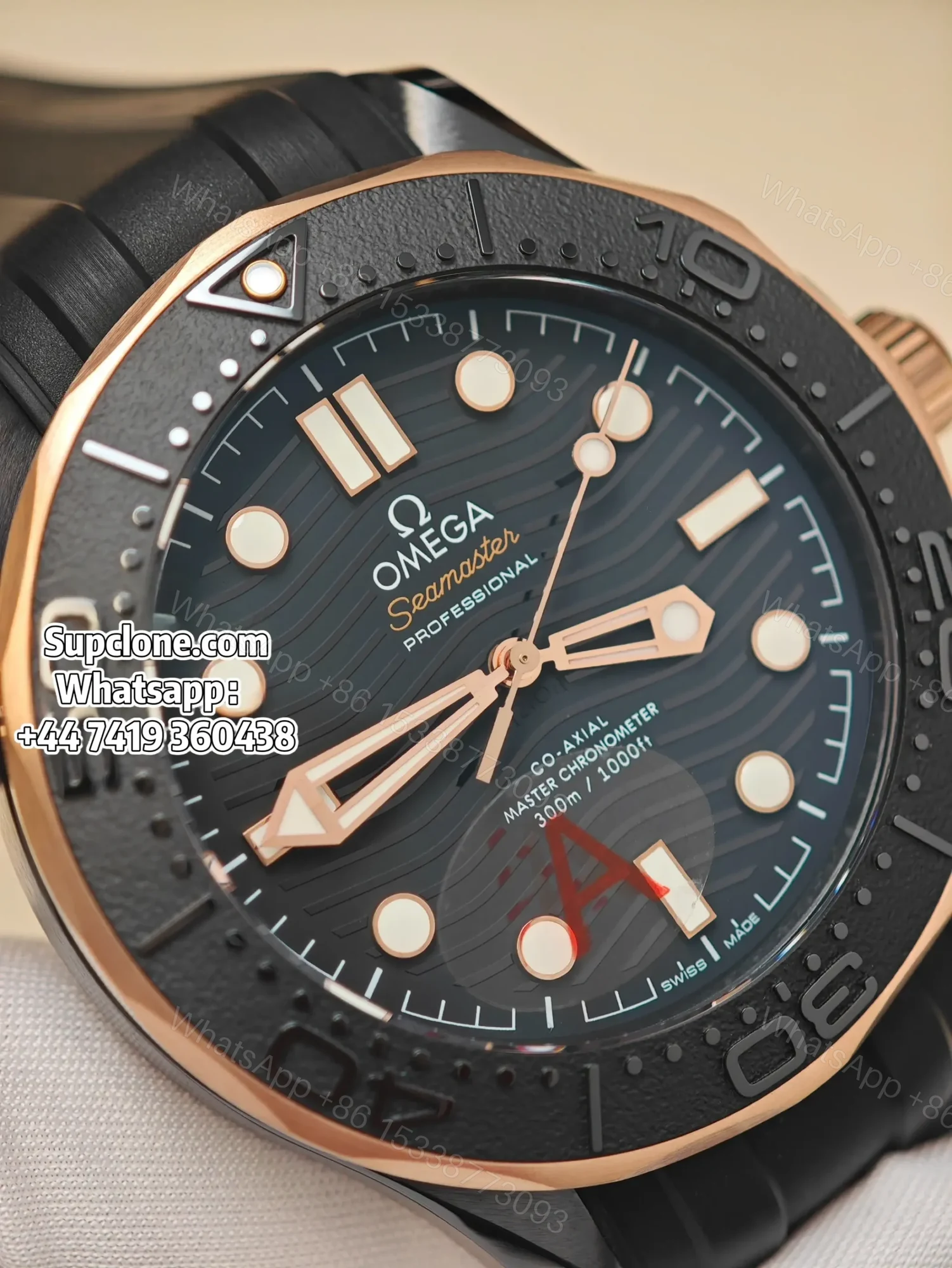 View 13 of Omega Seamaster Planet Ocean 210.62.44.20.01.001 Super Clone Watch