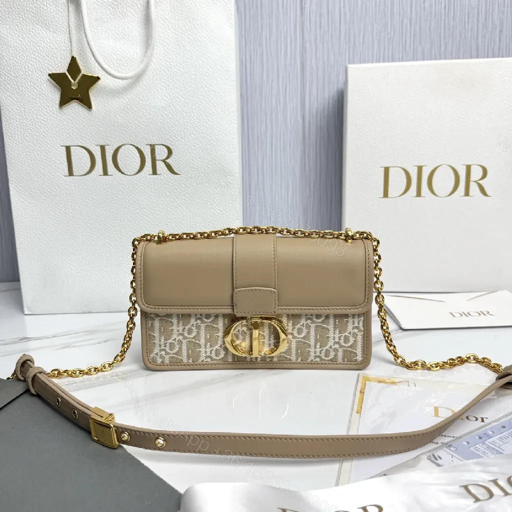 Taupe Leather + Metal Texture Crossbody - Chic Sleek Compact Bag — view 1